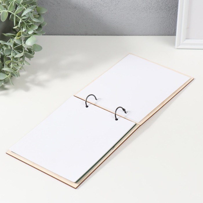 Фотоальбом Фотоальбом "Счастье" 19Х15 см, толщ. с бумагой 10 мм, 20 листов