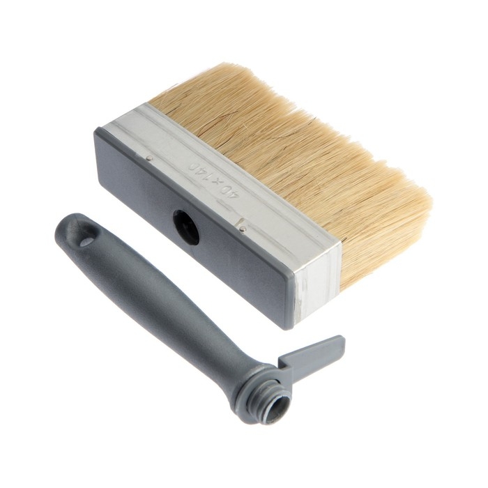 Кисть-макловица ТУНДРА, натуральная щетина, пластиковая рукоятка, 40х140 мм Кисть-макловица ТУНДРА, натуральная щетина, пластиковая рукоятка, 40х140 мм