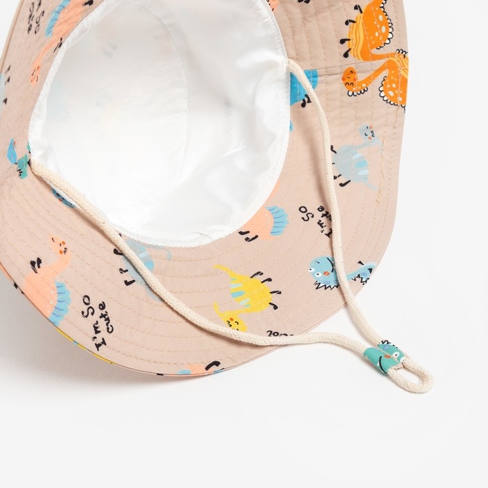 Панама детская MINAKU Панама детская MINAKU "Дино", цв, персиковый, р-р 54