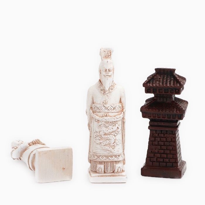 Шахматы настольные сувенирные  Шахматы настольные сувенирные "Терракотовое войско" 43х43 см,король h-9,5 см,пешка h-7,5 см