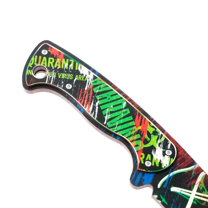 Деревянное оружие, детское сувенирное «Граффити», нож мачете, 43 х 6,7 см Деревянное оружие, детское сувенирное «Граффити», нож мачете, 43 х 6,7 см