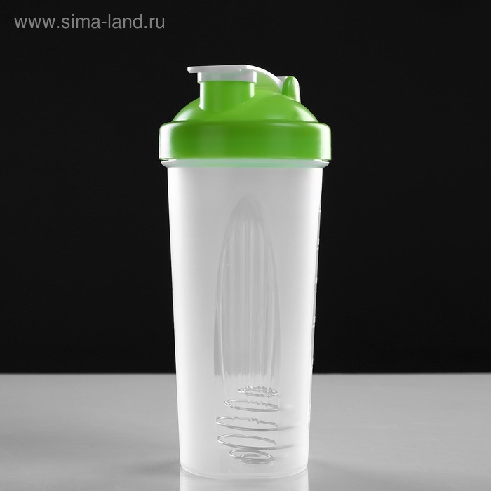 Шейкер, 750 мл, серия: CrossFit Max, Шейкер, 750 мл, серия: CrossFit Max, "Мастер К", 22 х 9 см, зеленый