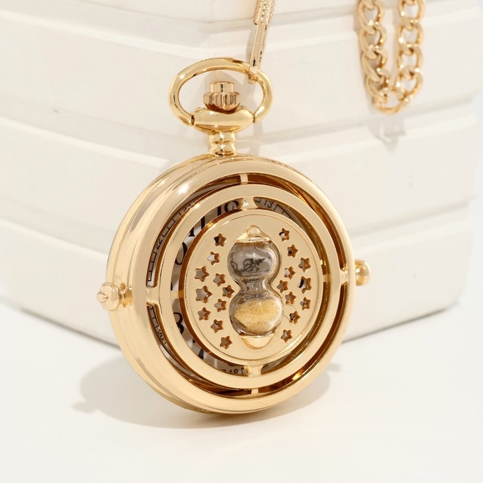 Часы карманные Часы карманные "Сахара", кварцевые, d циферблата-5.3 см, цепочка l-38 см