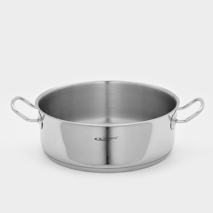 Кастрюля «Общепит. Шеф», 6 л, d=28 см, h=10,3 см, капсульное дно, индукция Кастрюля «Общепит. Шеф», 6 л, d=28 см, h=10,3 см, капсульное дно, индукция