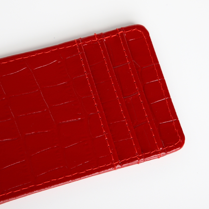 Картхолдер, TEXTURA, цвет красный Картхолдер, TEXTURA, цвет красный