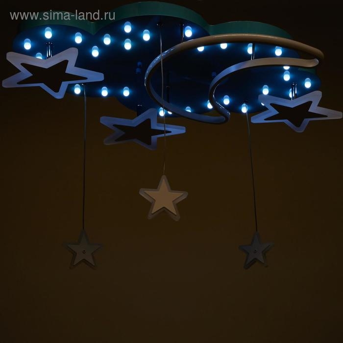 Люстра 70614/3 29хLED 58Вт голубой 74х63х38 см BayerLux