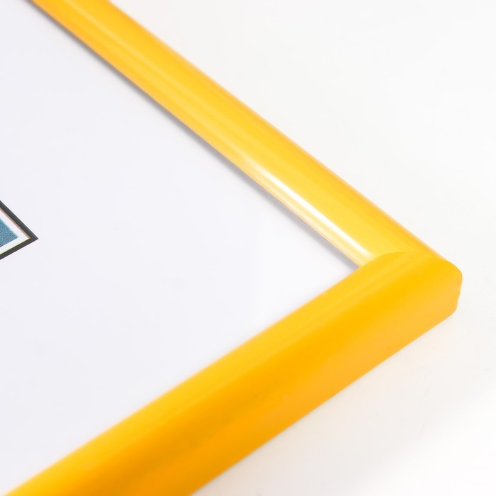 Фоторамка пластик Фоторамка пластик "Радуга" 30х40 см, жёлтый