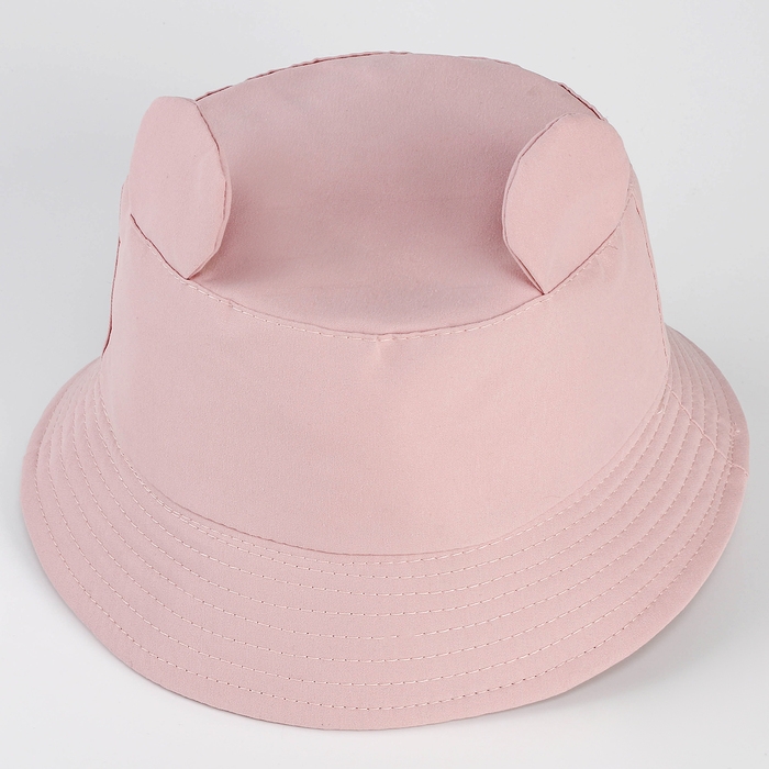 Панама детская для девочки «Мишка», с ушками, р-р 54