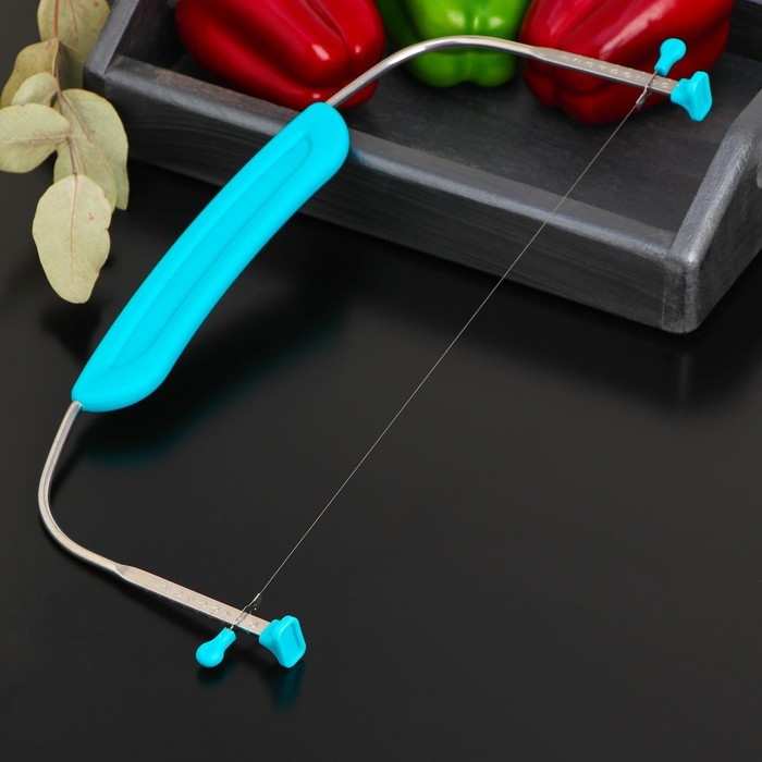 Струна для нарезки бисквита Доляна, 27 см, цвет МИКС Струна для нарезки бисквита Доляна, 27 см, цвет МИКС