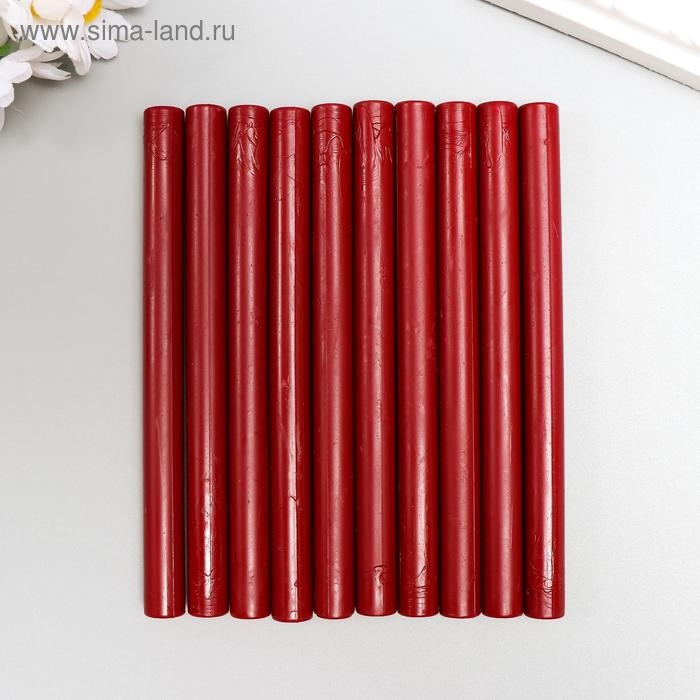 Сургуч для печати стержень Сургуч для печати стержень "Бордовый" 13,2х1,1 см