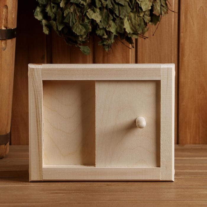 Вентиляционная крышка из липы, 20х25см, с задвижкой, Вентиляционная крышка из липы, 20х25см, с задвижкой, "Добропаровъ"