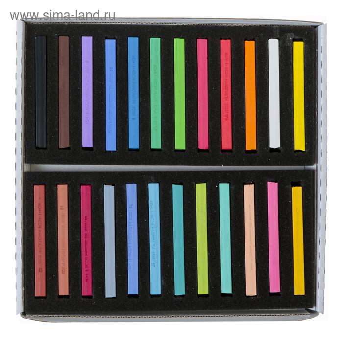 Пастель сухая художественная 24 цвета, Soft Koh-I-Noor TOISON D`OR 8584 Пастель сухая художественная 24 цвета, Soft Koh-I-Noor TOISON D`OR 8584