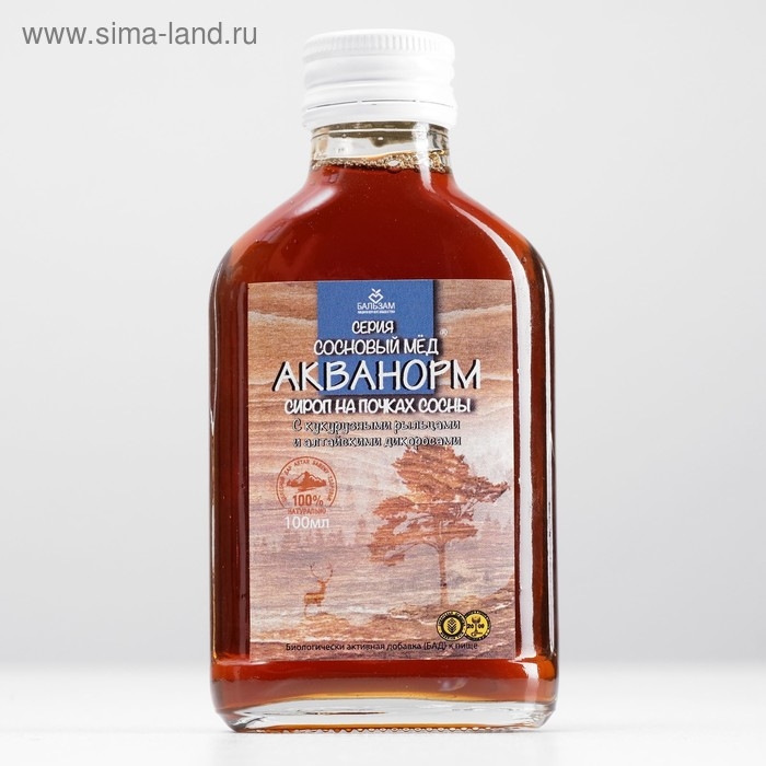 Сироп «Акванорм мочегонный» Сосновый мед, флакон 100 мл, БАД Сироп «Акванорм мочегонный» Сосновый мед, флакон 100 мл, БАД
