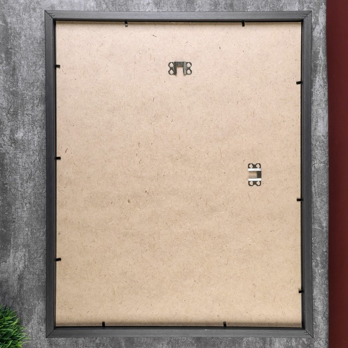 Фоторамка пластик Фоторамка пластик "МИРАМ" 40х50 см, чёрный (пластиковый экран)