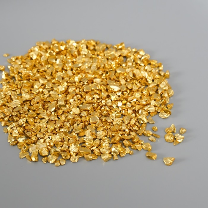 Декор стекло Декор стекло "Слюда золото" 20 гр