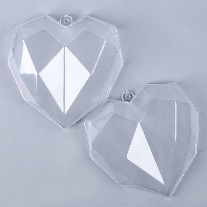 Основа для творчества и декорирования «Сердце», набор 3 шт., размер 1 шт. — 8 × 8 × 5 см Основа для творчества и декорирования «Сердце», набор 3 шт., размер 1 шт. — 8 × 8 × 5 см