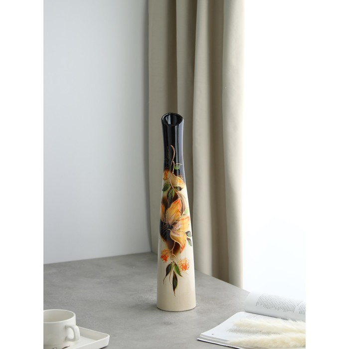 Ваза керамическая Ваза керамическая "Беатриче", напольная, разноцветная, 46 см, авторская работа