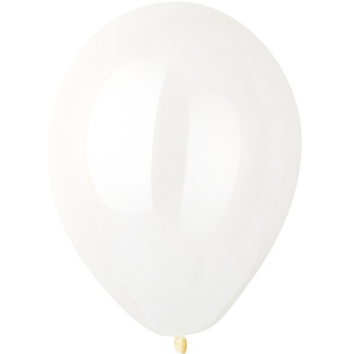 Шар латексный 12 Шар латексный 12", кристалл, набор 50 шт., цвет прозрачный