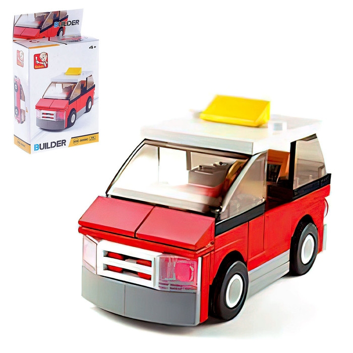 Конструктор &laquo;Городской транспорт&raquo;, 59 деталей, 4 вида, МИКС