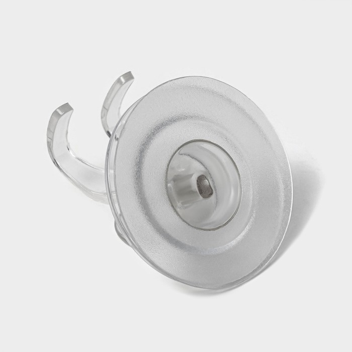 Держатель для бритвы на липучке Доляна, 6,3×6,5 см, цвет прозрачный Держатель для бритвы на липучке Доляна, 6,3×6,5 см, цвет прозрачный