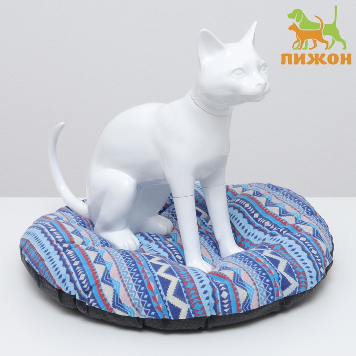 Лежак для животных  Лежак для животных "Скандинавия", 45 х 45 х 10 см, синий