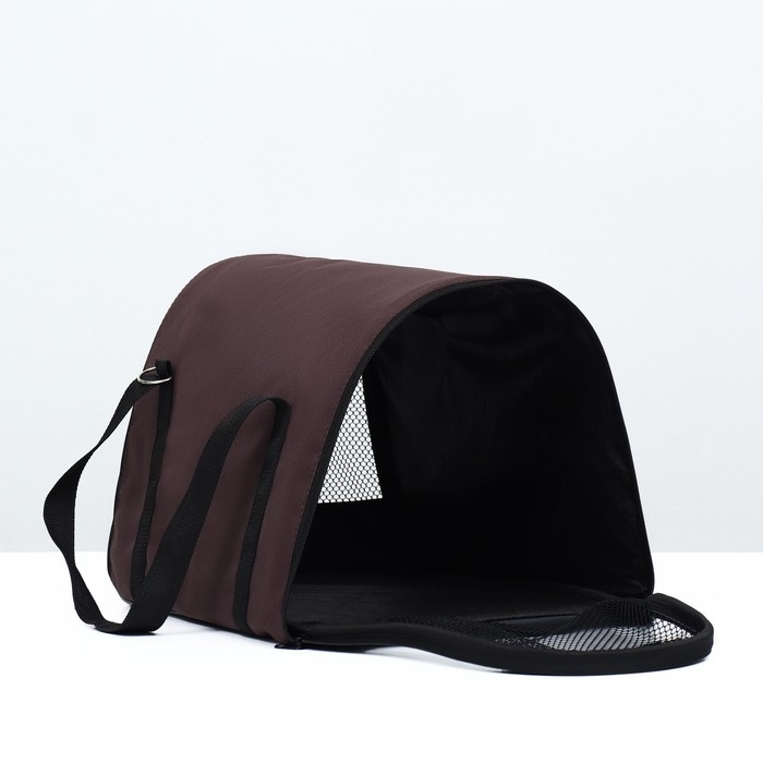 Сумка-переноска FLIP, размер M, 43 х 27 х 30 см, коричневая Сумка-переноска FLIP, размер M, 43 х 27 х 30 см, коричневая