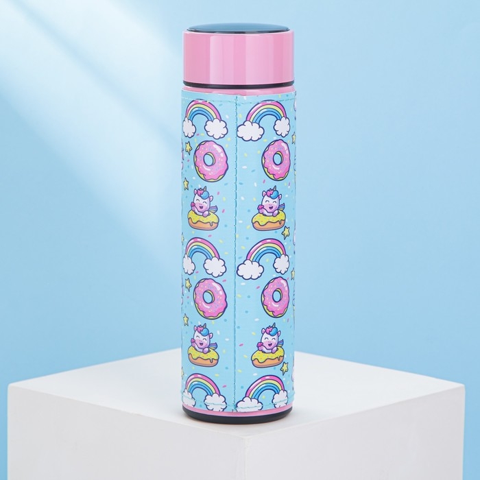 Термос с индикатором температуры «Мечтай», 500 мл, сохраняет тепло 8-10 ч