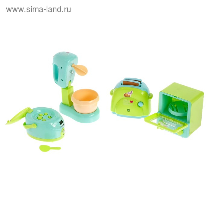 Набор бытовой техники для кухни: тостер, духовка, миксер, пароварка Набор бытовой техники для кухни: тостер, духовка, миксер, пароварка