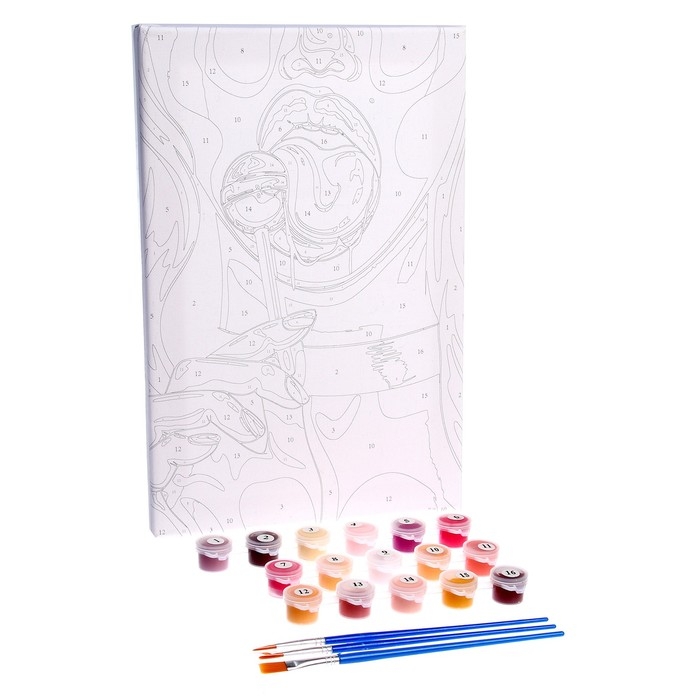 Картина по номерам на холсте с подрамником &laquo;Сладкоежка&raquo;, 20х30 см