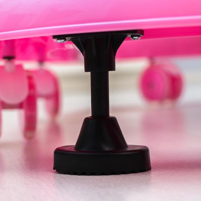 Ходунки «Улыбка», 8 силик. колес, съемная панель, муз., свет, игрушки, розовый Ходунки «Улыбка», 8 силик. колес, съемная панель, муз., свет, игрушки, розовый