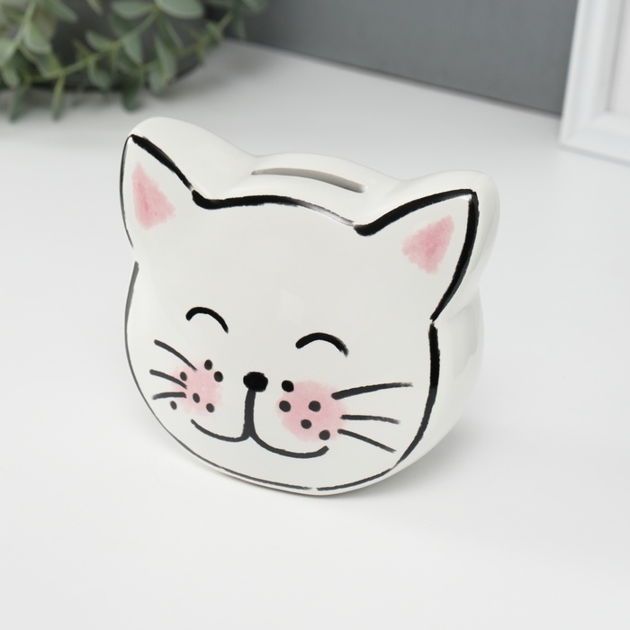 Копилка керамика Копилка керамика "Милая кошечка" 8,2х12,7х11,4 см