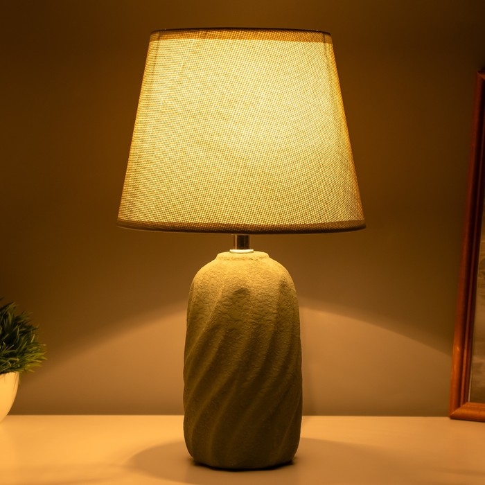 Лампа настольная Лампа настольная "Джи" 1х40Вт Е14 зеленый 20х20х34см