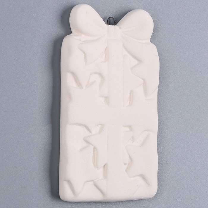 Новый год! Ёлочное украшение под раскраску «Подарок с бантиком», с подвесом Новый год! Ёлочное украшение под раскраску «Подарок с бантиком», с подвесом