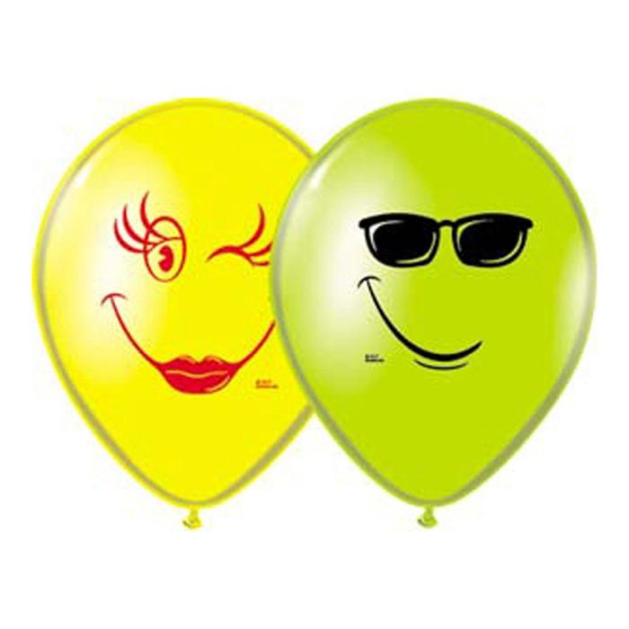 Шар латексный 14 Шар латексный 14" «Улыбка», набор 50 шт., цвета МИКС
