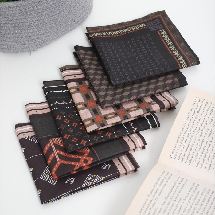 Платок носовой мужской 28х28см, 6шт, рис 29270-2, микс, ситец 100г/м, хл100% Платок носовой мужской 28х28см, 6шт, рис 29270-2, микс, ситец 100г/м, хл100%