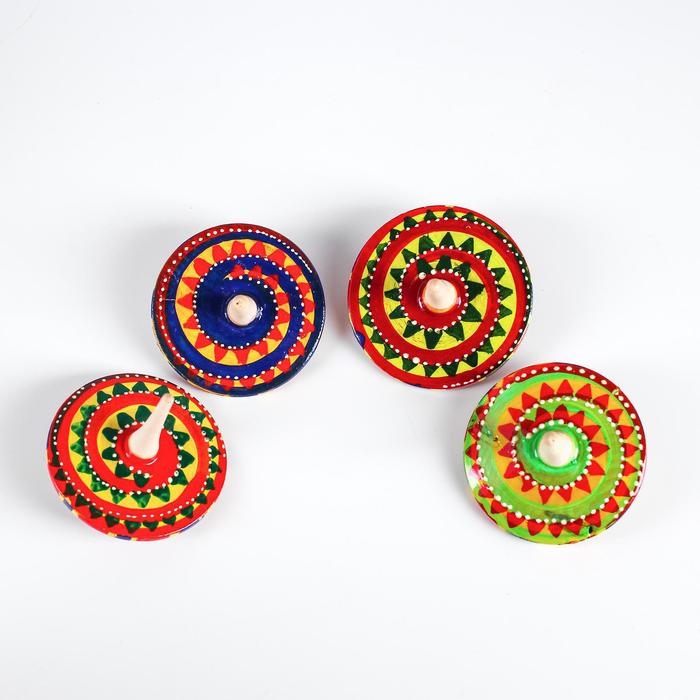 Волчок «Спираль» большой, с блёстками Волчок «Спираль» большой, с блёстками