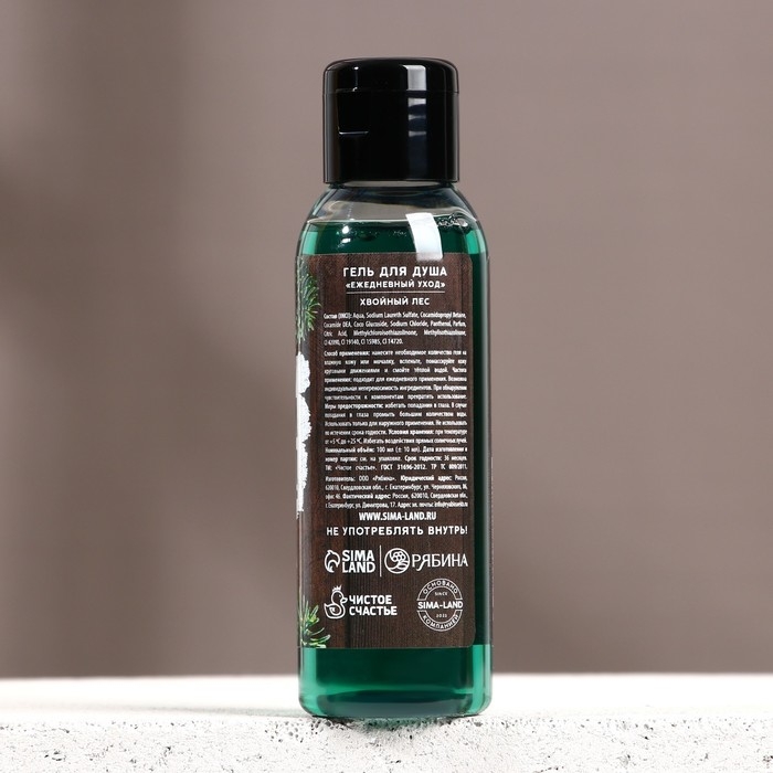 Новый Год. Гель для душа, 100 мл, аромат хвойного леса