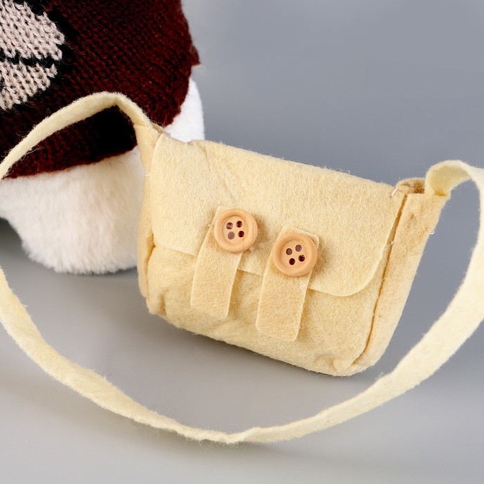 Мягкая игрушка «Зайка», в кофточке с сумочкой, 25 см, цвет МИКС Мягкая игрушка «Зайка», в кофточке с сумочкой, 25 см, цвет МИКС