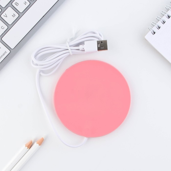 Подставка для кружки USB «Beauty», 10 х 10 см. Подставка для кружки USB «Beauty», 10 х 10 см.