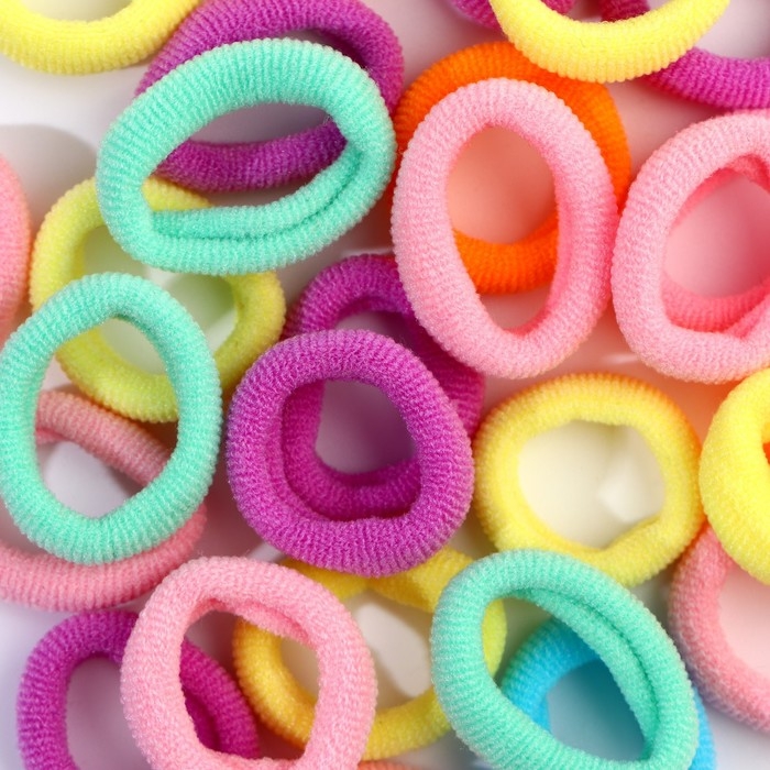 Резинки для волос «Махрушка», аниме,100 шт, 2 х 2 х 0.4 см Резинки для волос «Махрушка», аниме,100 шт, 2 х 2 х 0.4 см