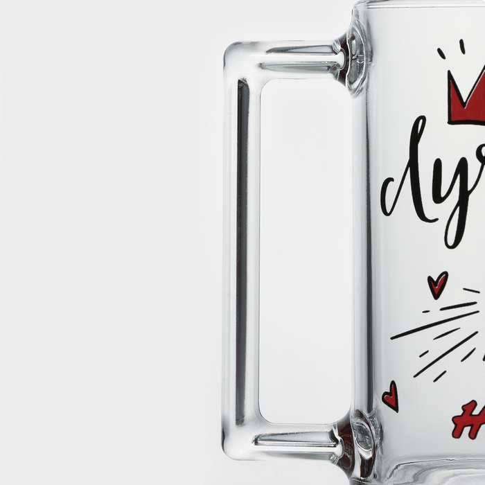 Кружка стеклянная «Фитнес. Лучшая мама», 320 мл Кружка стеклянная «Фитнес. Лучшая мама», 320 мл