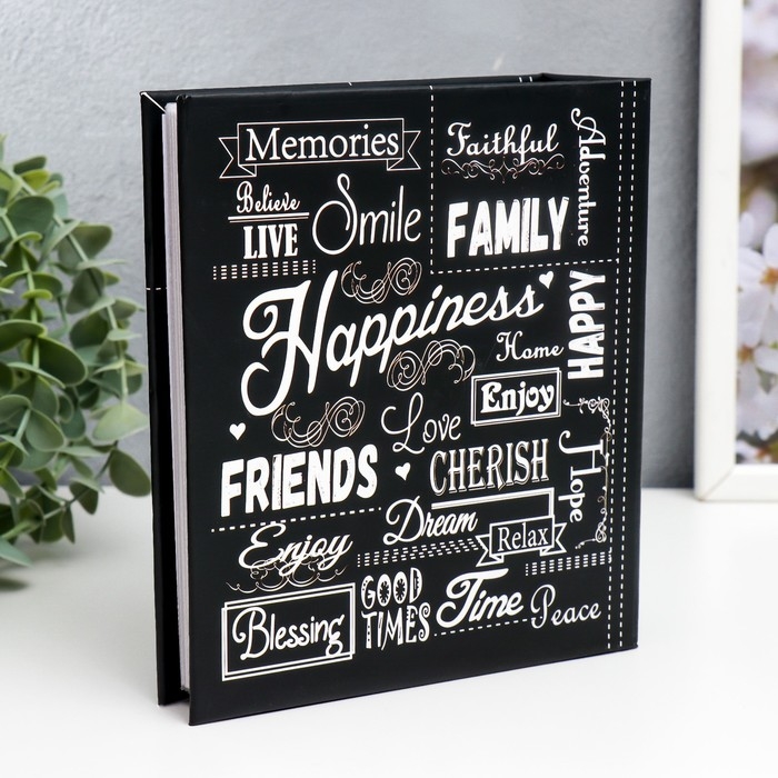 Фотоальбом на 100 фото 10х15 см Фотоальбом на 100 фото 10х15 см "Надписи"