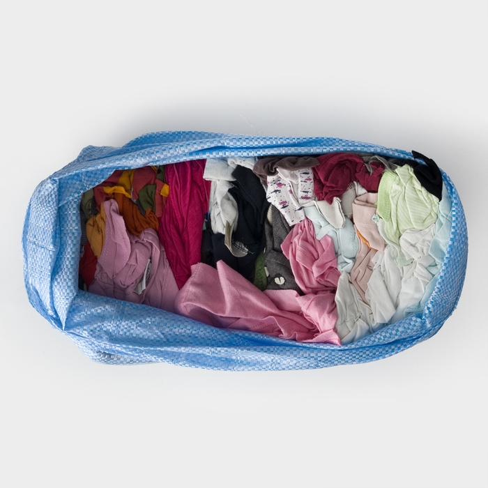 Ветошь, цветной трикотаж (Высший сорт), 10 кг Ветошь, цветной трикотаж (Высший сорт), 10 кг