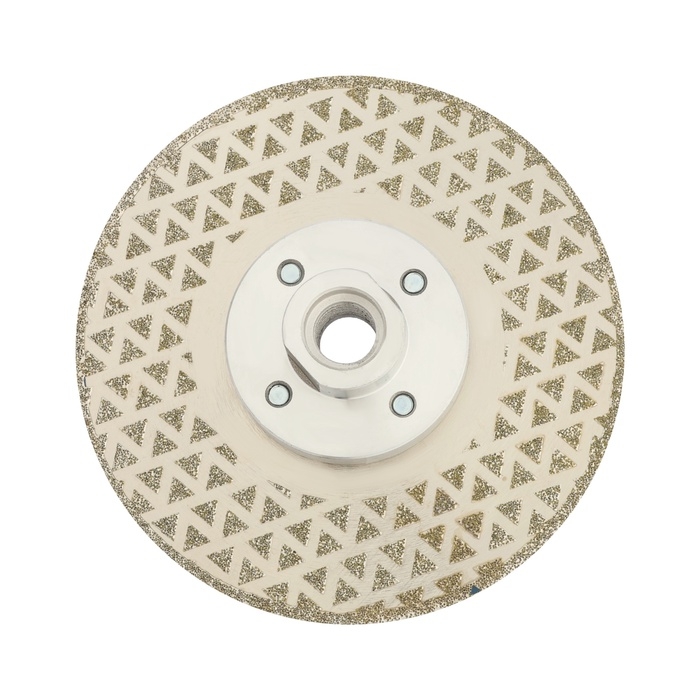 Диск алмазный для резки и шлифовки ТУНДРА, гальванический, сплошной, сухой рез, 115 мм, М14 Диск алмазный для резки и шлифовки ТУНДРА, гальванический, сплошной, сухой рез, 115 мм, М14