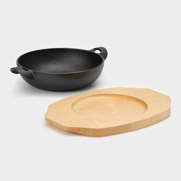 Сковорода чугунная Magma «Янсан», 21,5×16,5×4,4 см, индукция, цвет чёрный Сковорода чугунная Magma «Янсан», 21,5×16,5×4,4 см, индукция, цвет чёрный