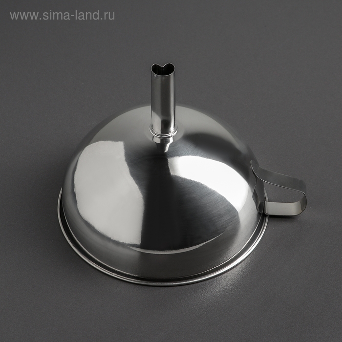 Воронка из нержавеющей стали, d=15 см, с ручкой Воронка из нержавеющей стали, d=15 см, с ручкой