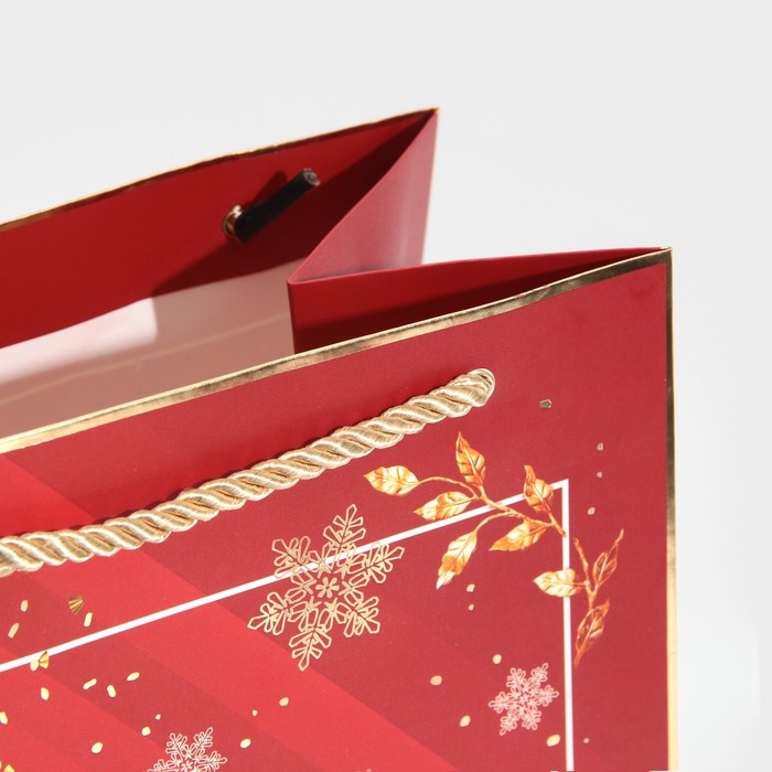 Пакет подарочный новогодний ламинированный «Вера в чудеса», 21 х 30 х 15 см, Новый год Пакет подарочный новогодний ламинированный «Вера в чудеса», 21 х 30 х 15 см, Новый год