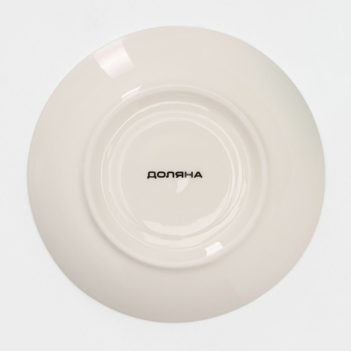 Сервиз фарфоровый чайный Доляна «Млечный путь», 15 предметов: 6 чашек 220 мл, 6 блюдец d=13,5 см, молочник 300 мл, сахарница 350 мл, чайник 1000 мл, цвет бирюзовый