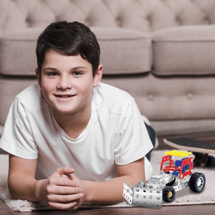 Конструктор металлический «Агротехника», 4 в 1, 407 деталей Конструктор металлический «Агротехника», 4 в 1, 407 деталей