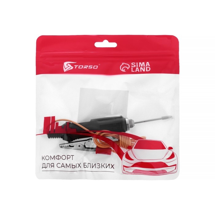 Индикатор напряжения - автотестер, звуковой TORSO, 6 - 24 В, провод 85 см Индикатор напряжения - автотестер, звуковой TORSO, 6 - 24 В, провод 85 см